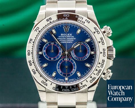 blue rolex daytona 116509|rolex daytona blue dial 116509.